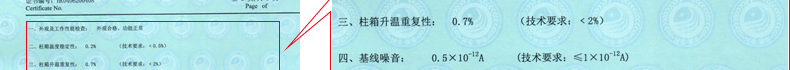 气相色谱仪校准结果2